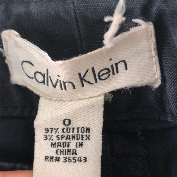 Calvin Klein navy blue pant - Picture 2 of 4